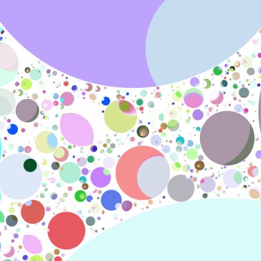 Çok renkli geometrik daire arka plan seamless modeli.