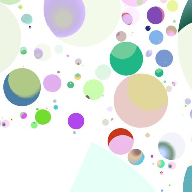 Çok renkli geometrik daire arka plan seamless modeli.