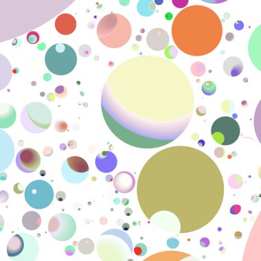 Daire saydam arka plan - eğilim seamless modeli.