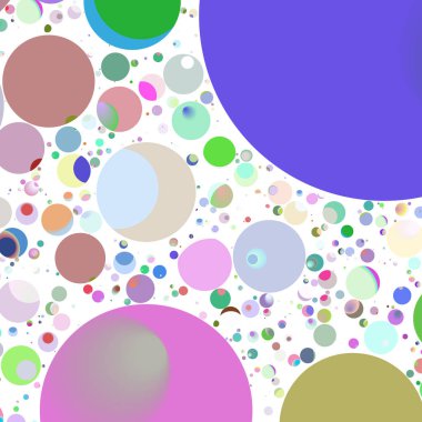 Çok renkli geometrik daire arka plan seamless modeli.