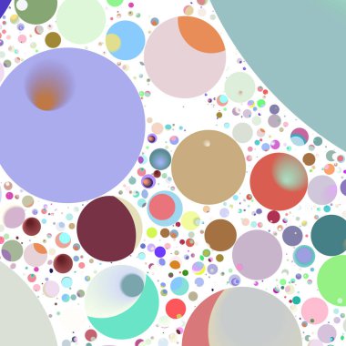 Çok renkli geometrik daire arka plan seamless modeli.