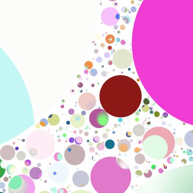 Çok renkli geometrik daire arka plan seamless modeli.