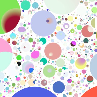 Çok renkli geometrik daire arka plan seamless modeli.