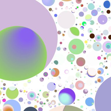 Daire saydam arka plan - eğilim seamless modeli.