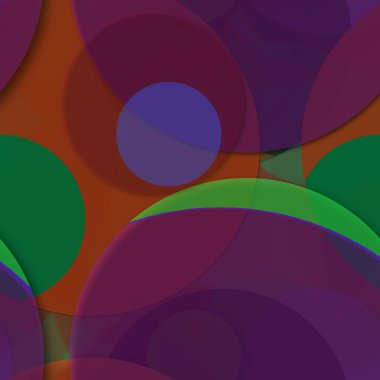 Daire saydam arka plan - eğilim seamless modeli.