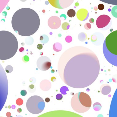 Çok renkli geometrik daire arka plan seamless modeli.