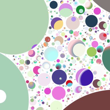 Daire saydam arka plan - eğilim seamless modeli.