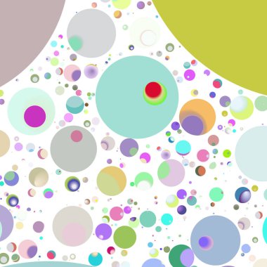 Çok renkli geometrik daire arka plan seamless modeli.