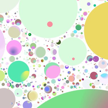 Çok renkli geometrik daire arka plan seamless modeli.