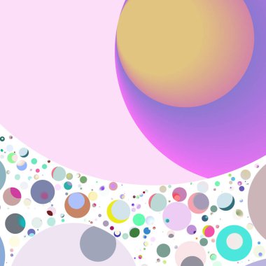 Çok renkli geometrik daire arka plan seamless modeli.