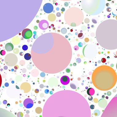 Daire saydam arka plan - eğilim seamless modeli.