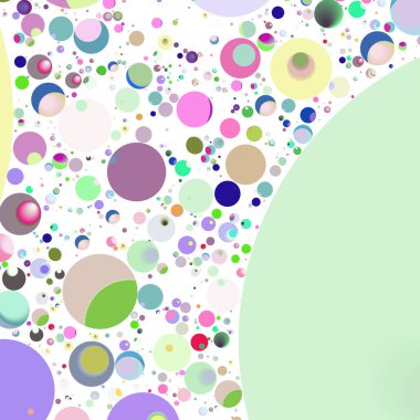 Çok renkli geometrik daire arka plan seamless modeli.