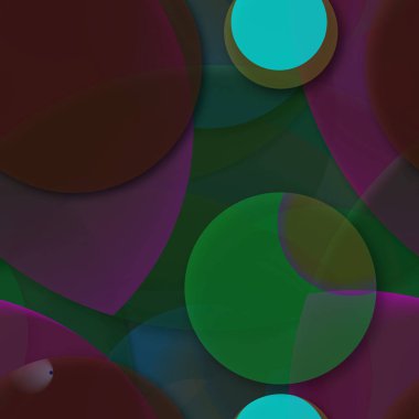 Çok renkli geometrik daire arka plan seamless modeli.