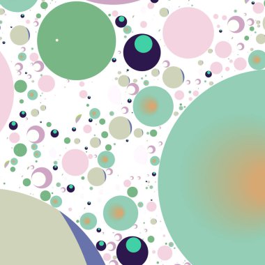 Çok renkli geometrik daire arka plan seamless modeli.