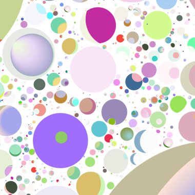 Çok renkli geometrik daire arka plan seamless modeli.