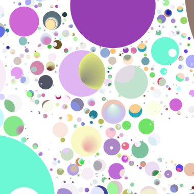 Daire saydam arka plan - eğilim seamless modeli.