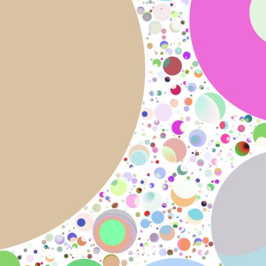 Çok renkli geometrik daire arka plan seamless modeli.