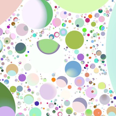 Çok renkli geometrik daire arka plan seamless modeli.