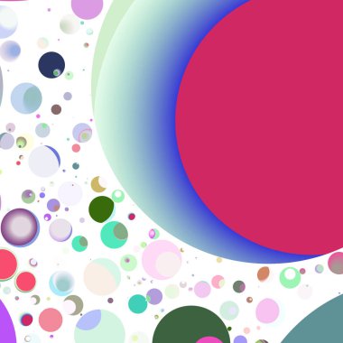 Daire saydam arka plan - eğilim seamless modeli.