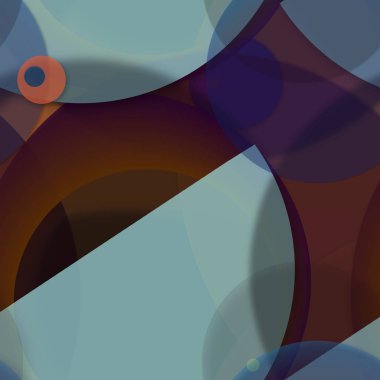 Çok renkli geometrik daire arka plan seamless modeli.