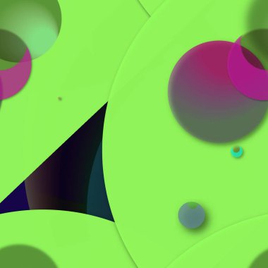 Çok renkli geometrik daire arka plan seamless modeli.