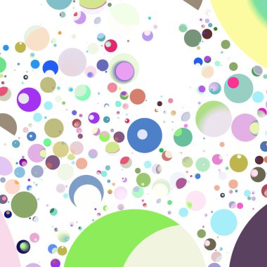 Çok renkli geometrik daire arka plan seamless modeli.
