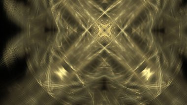 Fantezi kaotik renkli fraktal desen. Soyut Fraktal şekiller. 3D render resimde arka plan veya duvar kağıdı.