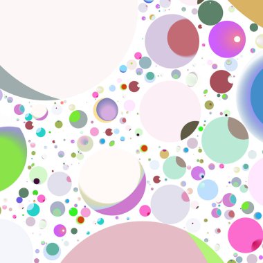 Daire saydam arka plan - eğilim seamless modeli.