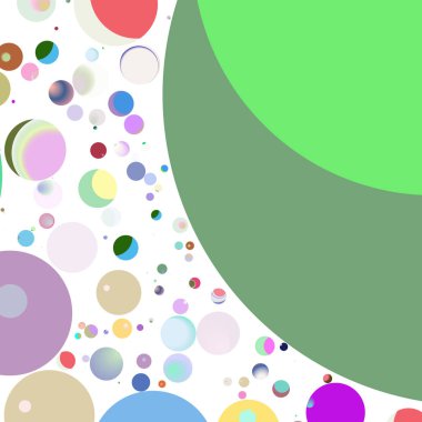 Çok renkli geometrik daire arka plan seamless modeli.