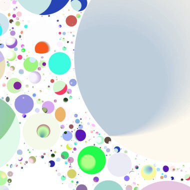 Çok renkli geometrik daire arka plan seamless modeli.