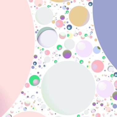 Daire saydam arka plan - eğilim seamless modeli.