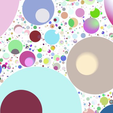 Çok renkli geometrik daire arka plan seamless modeli.