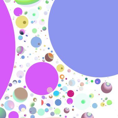 Çok renkli geometrik daire arka plan seamless modeli.