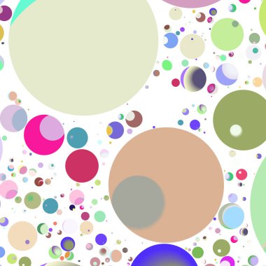 Çok renkli geometrik daire arka plan seamless modeli.