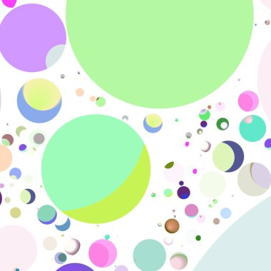 Çok renkli geometrik daire arka plan seamless modeli.