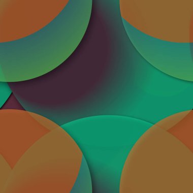 Daire saydam arka plan - eğilim seamless modeli.