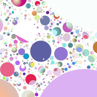 Çok renkli geometrik daire arka plan seamless modeli.