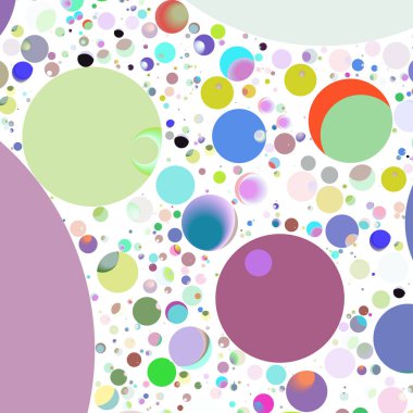 Daire saydam arka plan - eğilim seamless modeli.