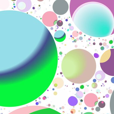 Daire saydam arka plan - eğilim seamless modeli.