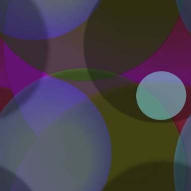 Daire saydam arka plan - eğilim seamless modeli.