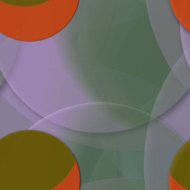 Çok renkli geometrik daire arka plan seamless modeli.