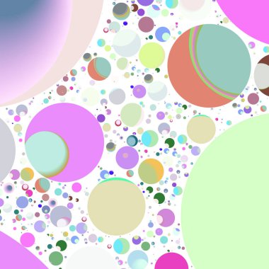 Çok renkli geometrik daire arka plan seamless modeli.