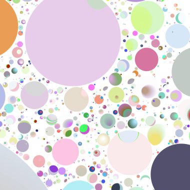 Çok renkli geometrik daire arka plan seamless modeli.