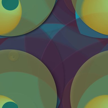 Daire saydam arka plan - eğilim seamless modeli.