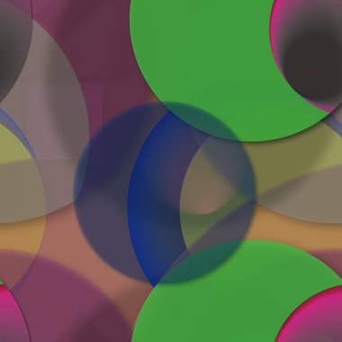 Daire saydam arka plan - eğilim seamless modeli.