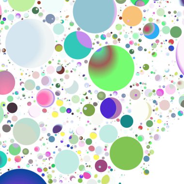 Çok renkli geometrik daire arka plan seamless modeli.
