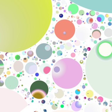 Daire saydam arka plan - eğilim seamless modeli.