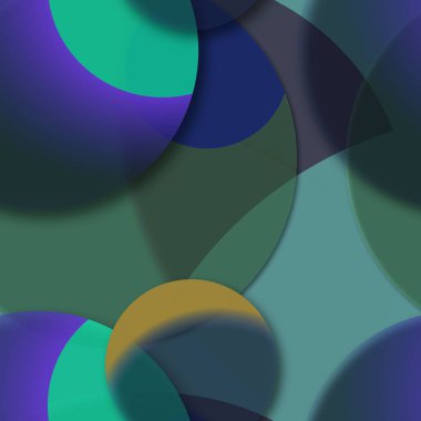 Çok renkli geometrik daire arka plan seamless modeli.