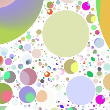 Çok renkli geometrik daire arka plan seamless modeli.