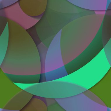 Çok renkli geometrik daire arka plan seamless modeli.